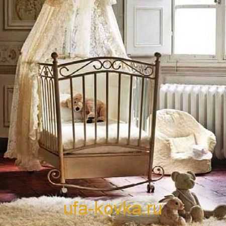 Кованая детская кроватка. Фотографии кованых детских кроватей