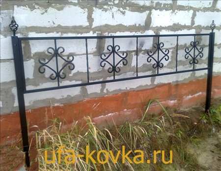 Фотографии кованых оград для могил
