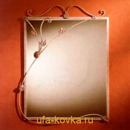 Фотографии кованых рам для зеркала